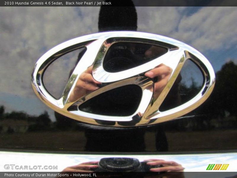Black Noir Pearl / Jet Black 2010 Hyundai Genesis 4.6 Sedan