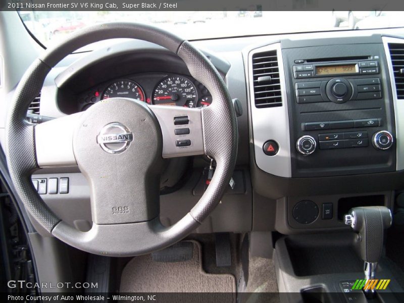 Super Black / Steel 2011 Nissan Frontier SV V6 King Cab