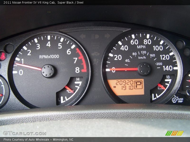Super Black / Steel 2011 Nissan Frontier SV V6 King Cab