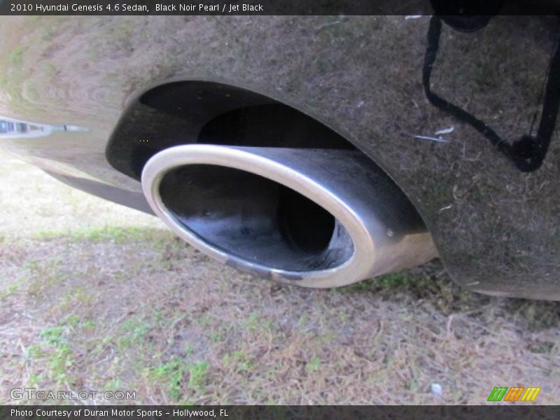 Black Noir Pearl / Jet Black 2010 Hyundai Genesis 4.6 Sedan