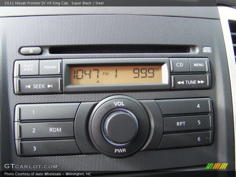 Super Black / Steel 2011 Nissan Frontier SV V6 King Cab