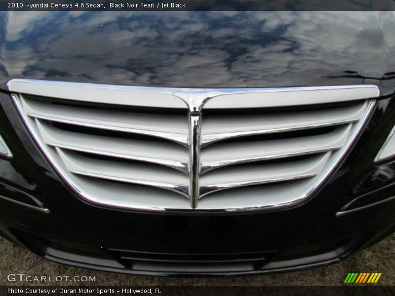 Black Noir Pearl / Jet Black 2010 Hyundai Genesis 4.6 Sedan