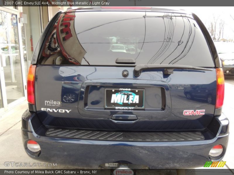 Midnight Blue Metallic / Light Gray 2007 GMC Envoy SLE 4x4