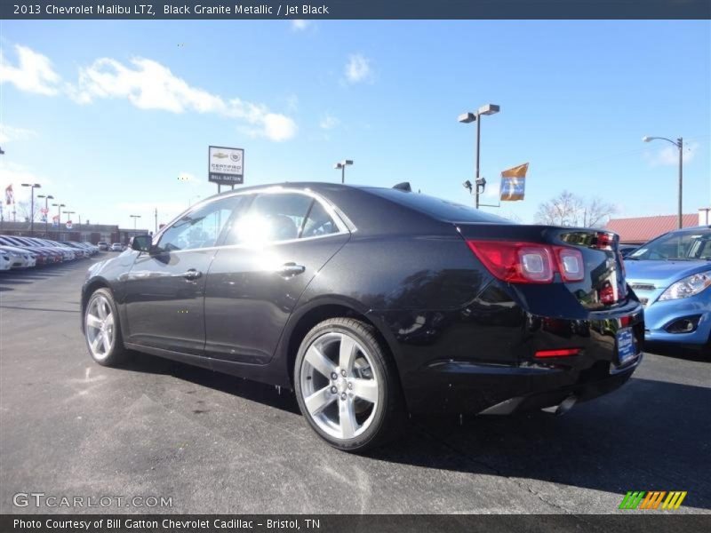 Black Granite Metallic / Jet Black 2013 Chevrolet Malibu LTZ