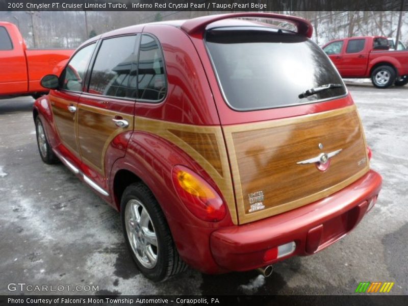 Inferno Red Crystal Pearl / Taupe/Pearl Beige 2005 Chrysler PT Cruiser Limited Turbo