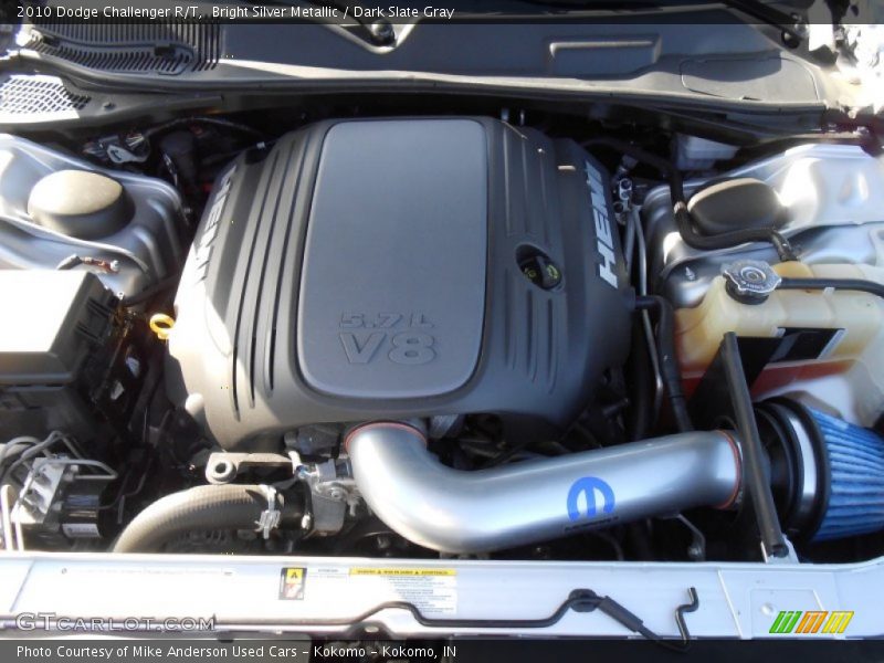 Bright Silver Metallic / Dark Slate Gray 2010 Dodge Challenger R/T
