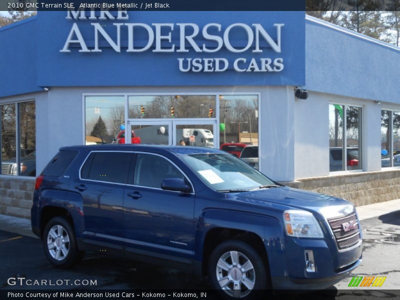 Atlantic Blue Metallic / Jet Black 2010 GMC Terrain SLE