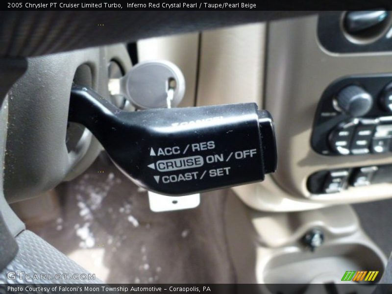 Controls of 2005 PT Cruiser Limited Turbo