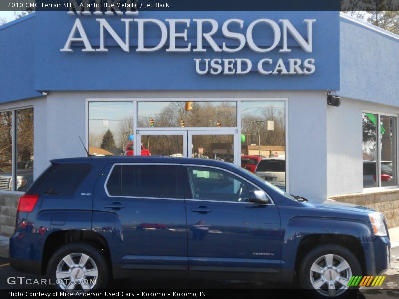Atlantic Blue Metallic / Jet Black 2010 GMC Terrain SLE
