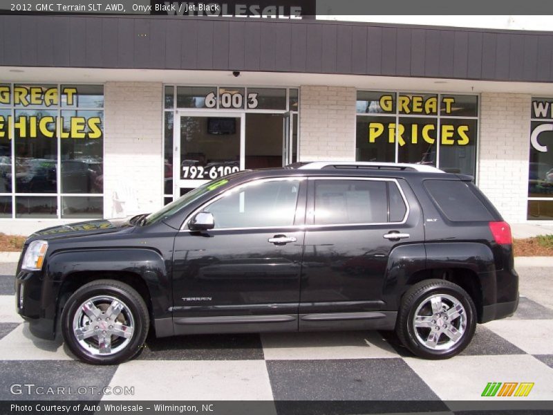 Onyx Black / Jet Black 2012 GMC Terrain SLT AWD