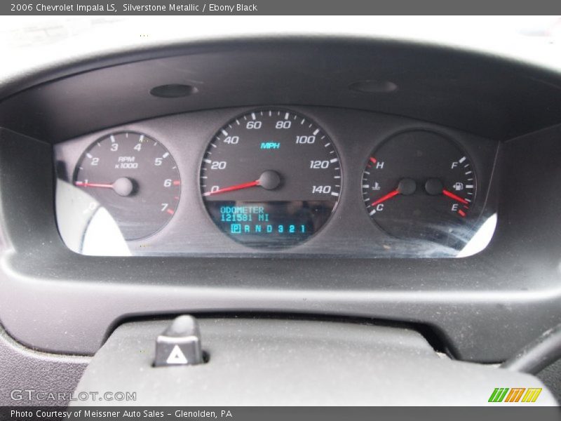 Silverstone Metallic / Ebony Black 2006 Chevrolet Impala LS