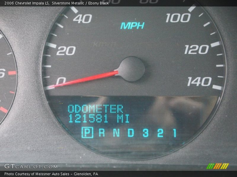 Silverstone Metallic / Ebony Black 2006 Chevrolet Impala LS
