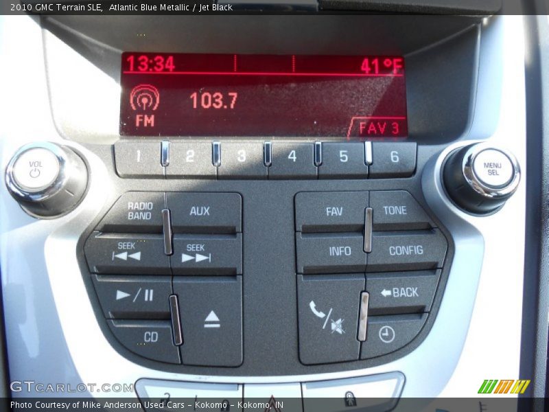 Atlantic Blue Metallic / Jet Black 2010 GMC Terrain SLE