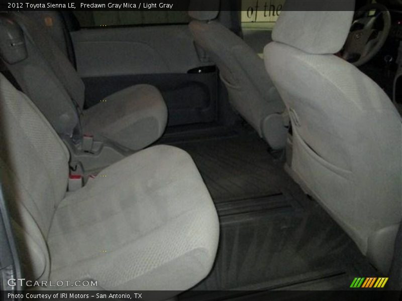 Predawn Gray Mica / Light Gray 2012 Toyota Sienna LE