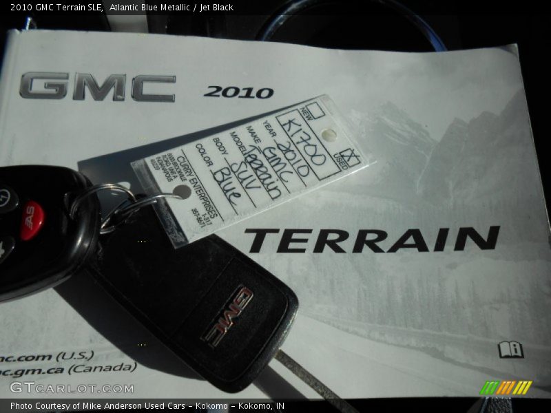 Atlantic Blue Metallic / Jet Black 2010 GMC Terrain SLE