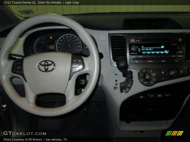 Silver Sky Metallic / Light Gray 2012 Toyota Sienna LE