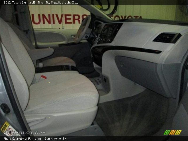Silver Sky Metallic / Light Gray 2012 Toyota Sienna LE