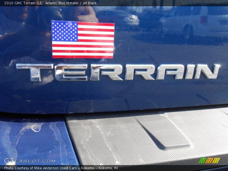 Atlantic Blue Metallic / Jet Black 2010 GMC Terrain SLE
