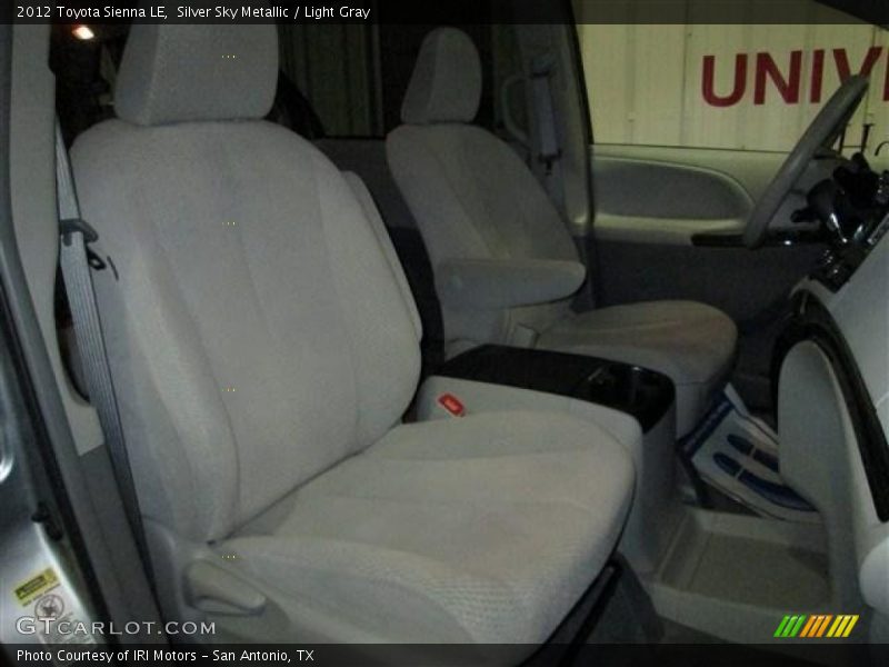 Silver Sky Metallic / Light Gray 2012 Toyota Sienna LE
