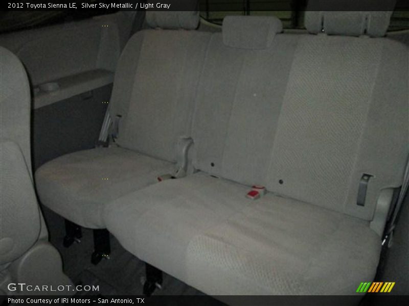 Silver Sky Metallic / Light Gray 2012 Toyota Sienna LE