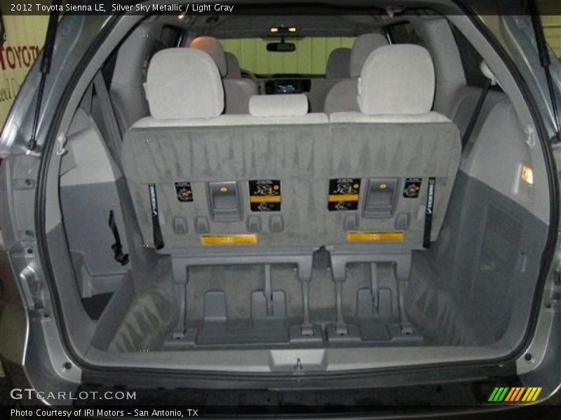 Silver Sky Metallic / Light Gray 2012 Toyota Sienna LE