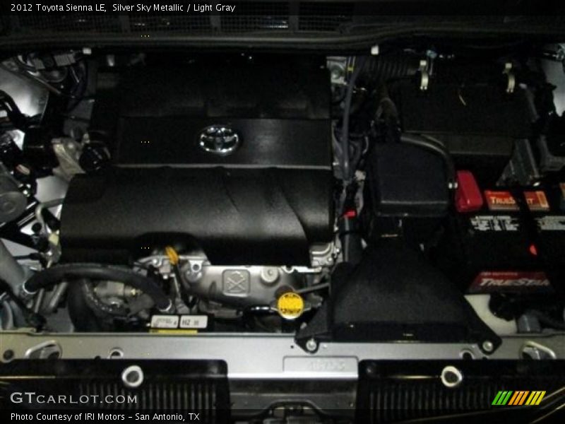 Silver Sky Metallic / Light Gray 2012 Toyota Sienna LE