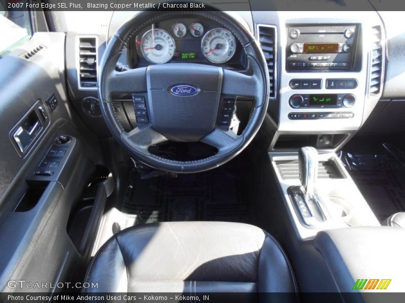 Blazing Copper Metallic / Charcoal Black 2007 Ford Edge SEL Plus