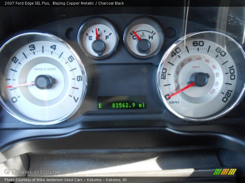 Blazing Copper Metallic / Charcoal Black 2007 Ford Edge SEL Plus