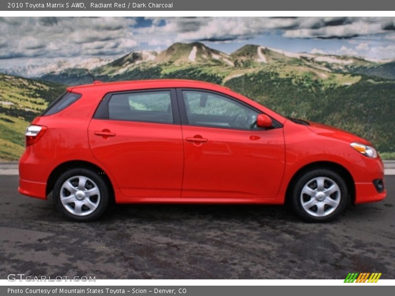 Radiant Red / Dark Charcoal 2010 Toyota Matrix S AWD