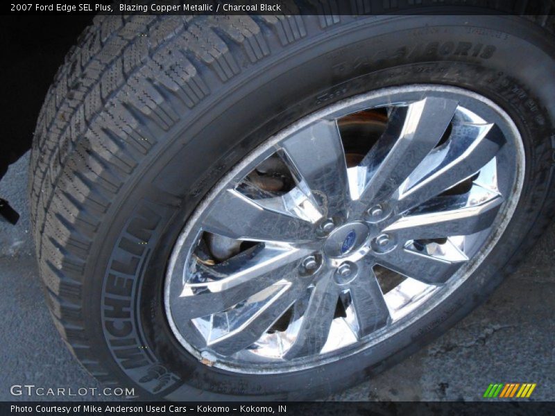 Blazing Copper Metallic / Charcoal Black 2007 Ford Edge SEL Plus