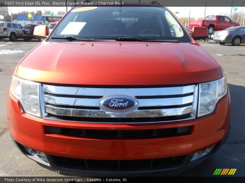 Blazing Copper Metallic / Charcoal Black 2007 Ford Edge SEL Plus