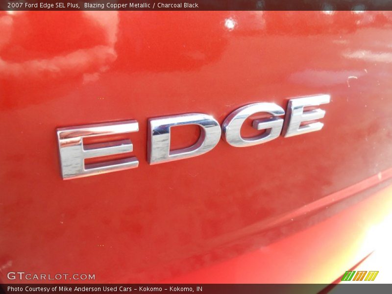Blazing Copper Metallic / Charcoal Black 2007 Ford Edge SEL Plus