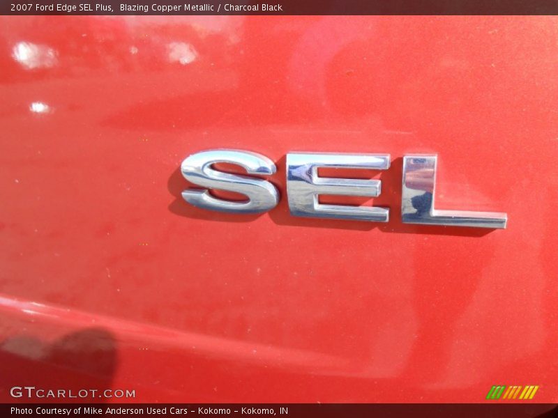 Blazing Copper Metallic / Charcoal Black 2007 Ford Edge SEL Plus