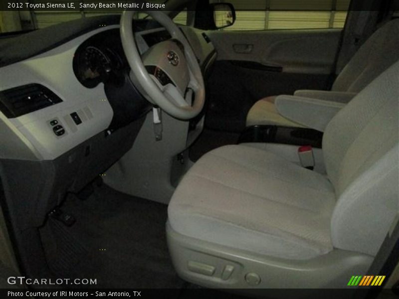 Sandy Beach Metallic / Bisque 2012 Toyota Sienna LE