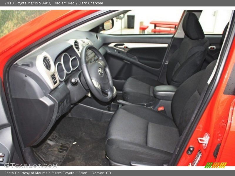 Radiant Red / Dark Charcoal 2010 Toyota Matrix S AWD