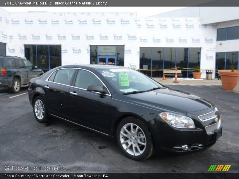 Black Granite Metallic / Ebony 2011 Chevrolet Malibu LTZ