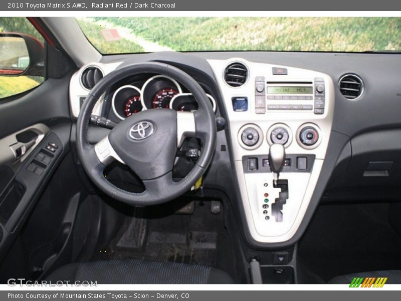 Radiant Red / Dark Charcoal 2010 Toyota Matrix S AWD