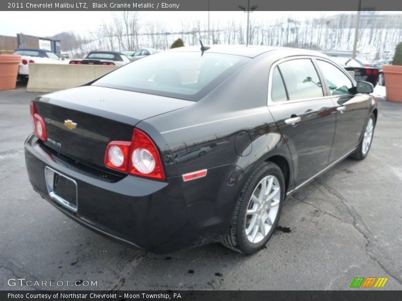 Black Granite Metallic / Ebony 2011 Chevrolet Malibu LTZ