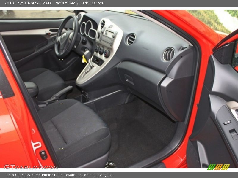 Radiant Red / Dark Charcoal 2010 Toyota Matrix S AWD