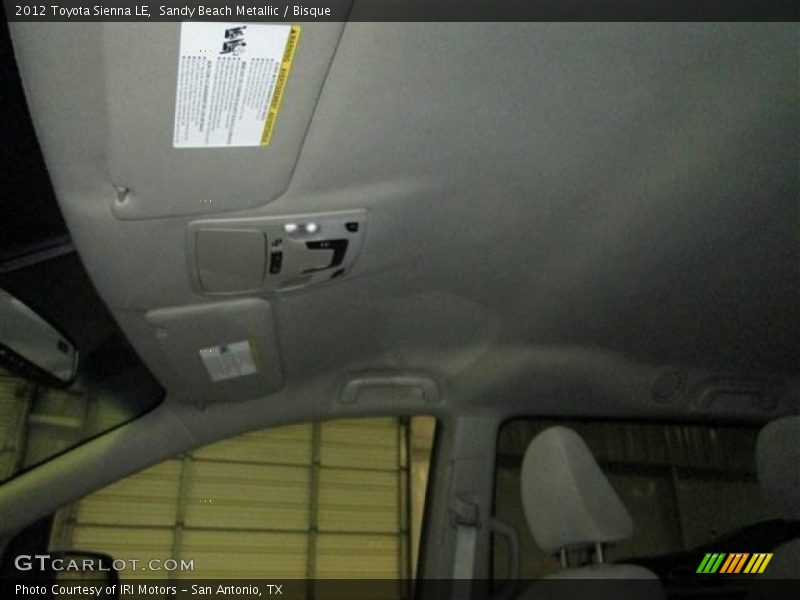 Sandy Beach Metallic / Bisque 2012 Toyota Sienna LE