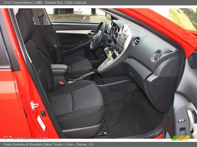 Radiant Red / Dark Charcoal 2010 Toyota Matrix S AWD