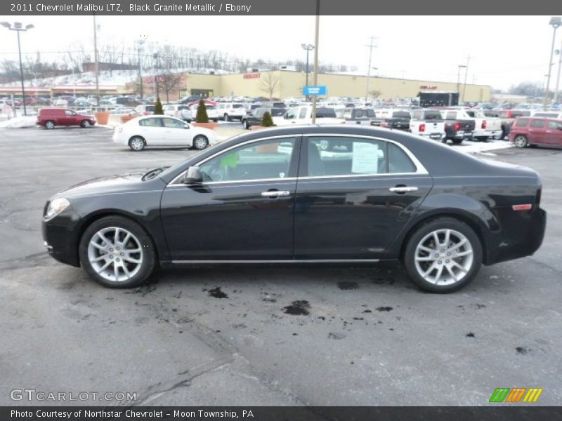 Black Granite Metallic / Ebony 2011 Chevrolet Malibu LTZ