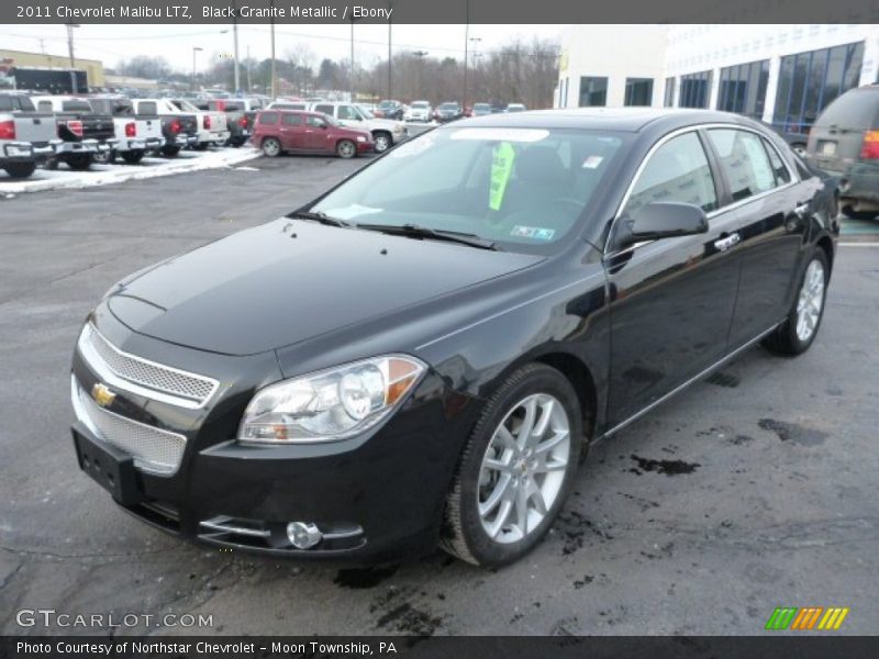 Black Granite Metallic / Ebony 2011 Chevrolet Malibu LTZ