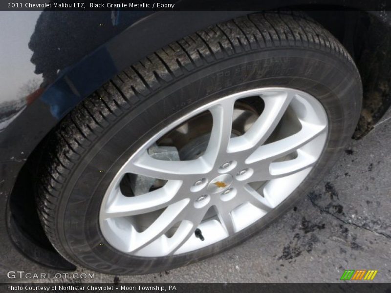 Black Granite Metallic / Ebony 2011 Chevrolet Malibu LTZ