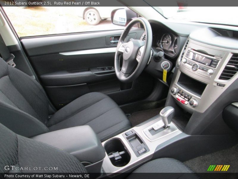 Ruby Red Pearl / Off Black 2012 Subaru Outback 2.5i