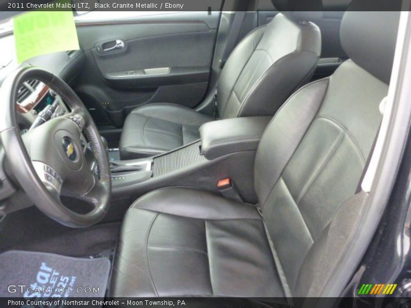 Black Granite Metallic / Ebony 2011 Chevrolet Malibu LTZ