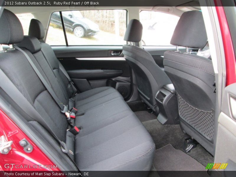 Ruby Red Pearl / Off Black 2012 Subaru Outback 2.5i