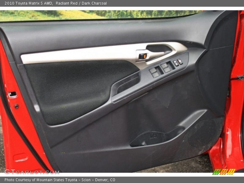 Radiant Red / Dark Charcoal 2010 Toyota Matrix S AWD