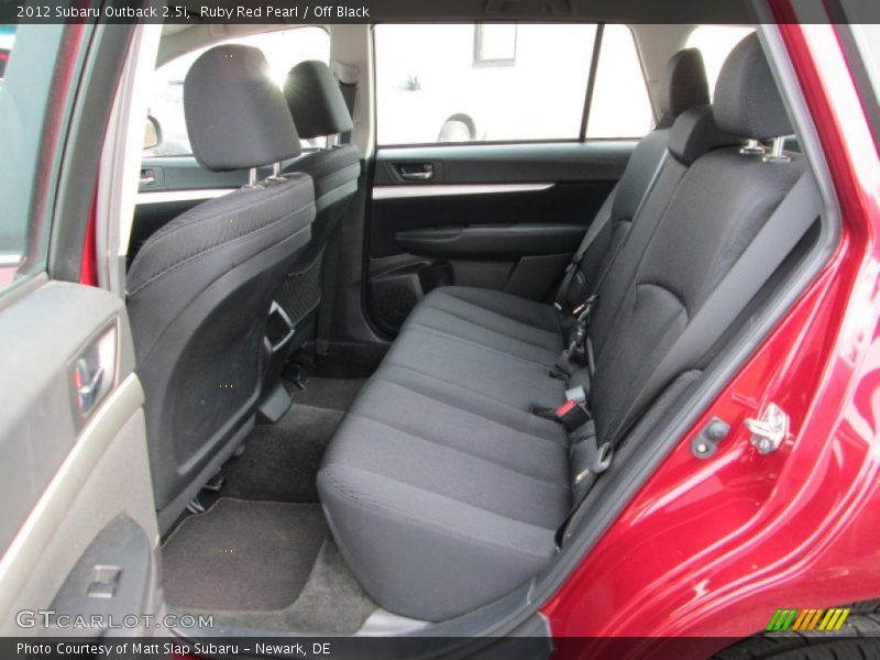 Ruby Red Pearl / Off Black 2012 Subaru Outback 2.5i