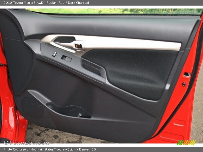 Radiant Red / Dark Charcoal 2010 Toyota Matrix S AWD